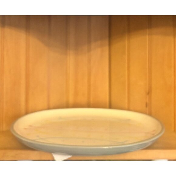 Vintage Harkerware Seafare Oval Serving Stoneware Ceramic Platter Mid Century - Picture 4 of 5